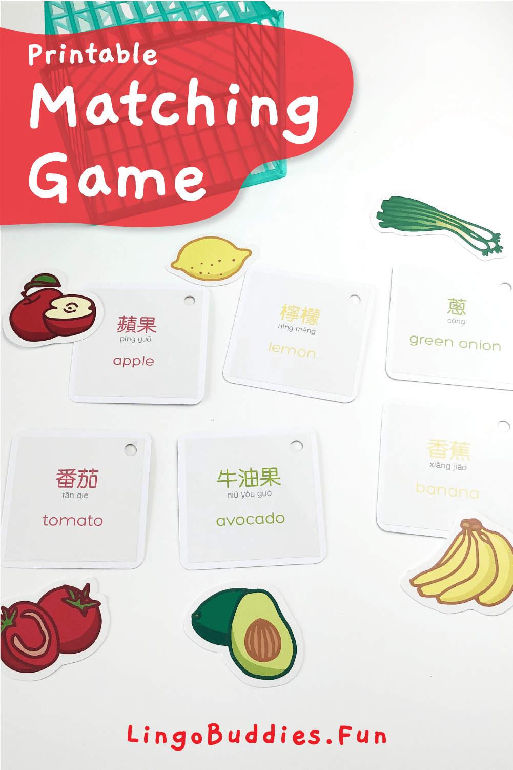 free chinese worksheets play food set lingo buddies