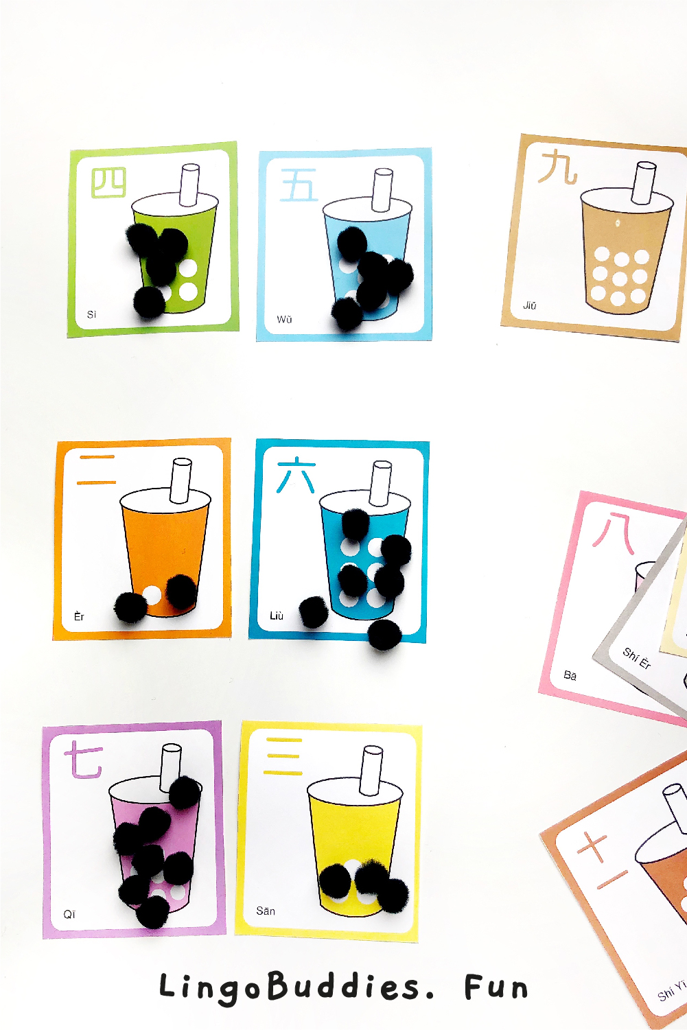 printable chinese numbers activity for kids lingo buddies