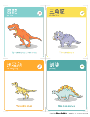 Dinosaur Facts Flashcards