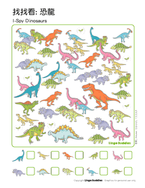I Spy Dinosaurs