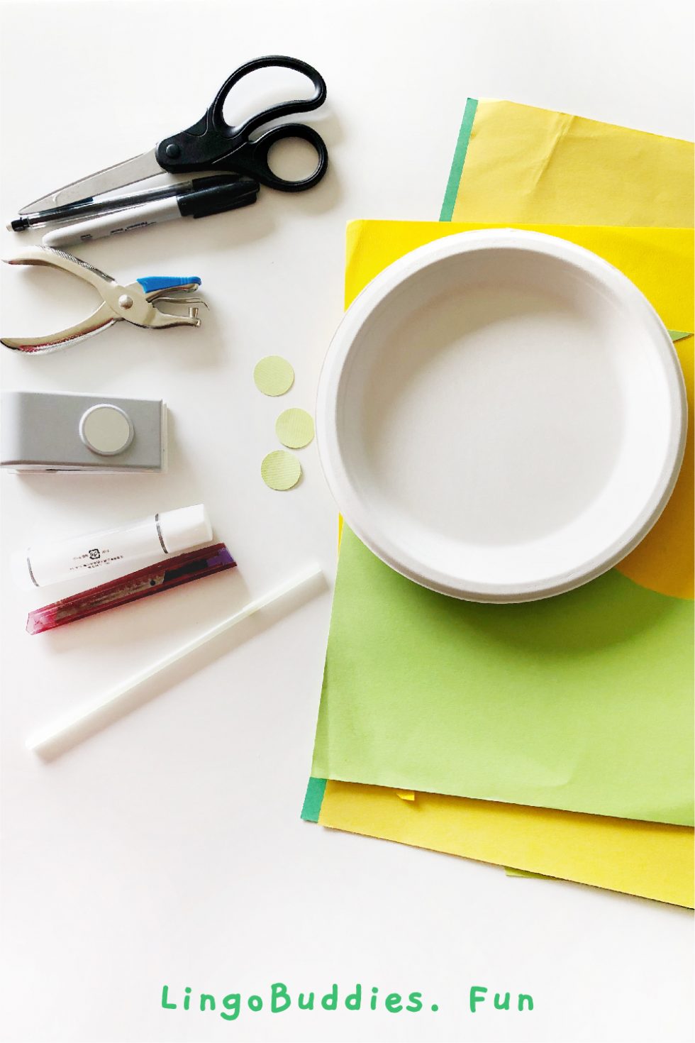 Paper Plate Clock Craft For Kids