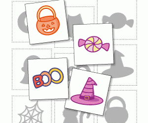 Match the Shapes Halloween