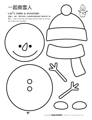 Make A Snowman Craft