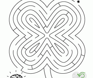 St Patrick’s Day Clover Maze