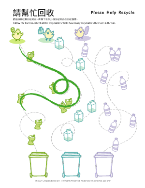 Help Recycle By Tracing