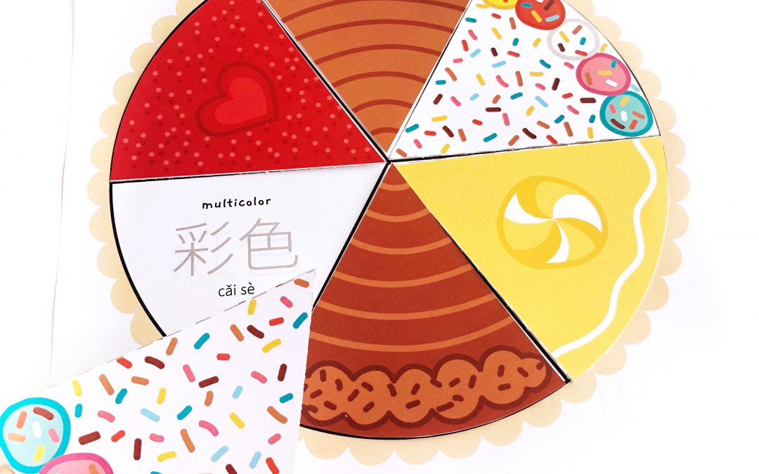 Cake Puzzle with Colors and Flavors in Chinese