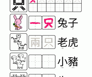 Counter Chinese Character: 隻|只