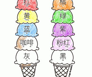 Ice Cream Color By Characters