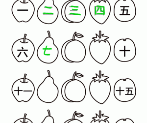 Fruits Counting 1-20