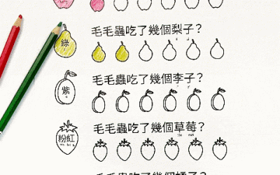 The Very Hungry Caterpillar 非常飢餓的毛毛蟲 Count And Color